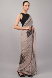 Architecture Print Saree