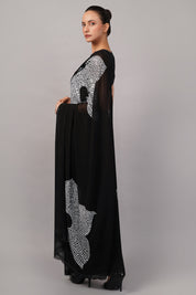 Sequins Flower Saree