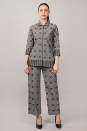 Dot Cutwork Shirt