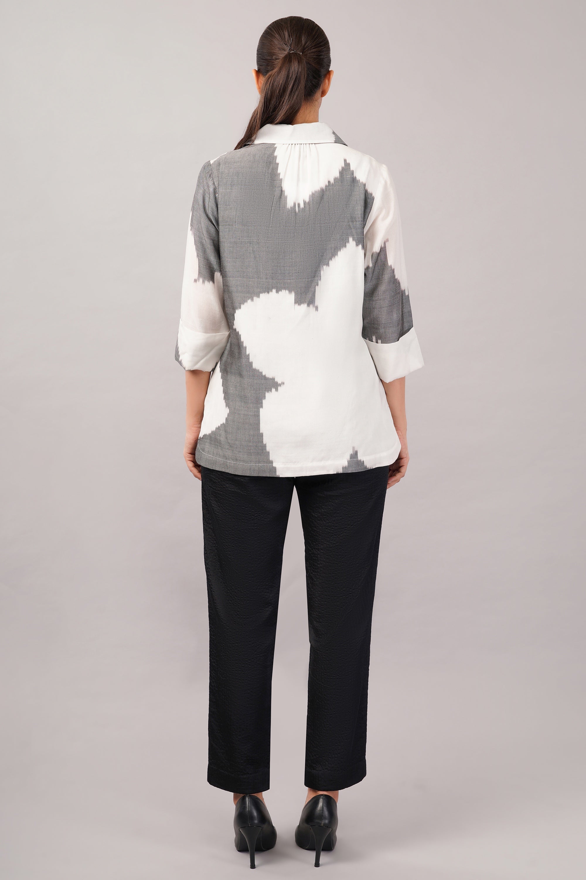 Ikat Flower Shirt