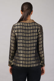 Lozenge Brocade Shirt
