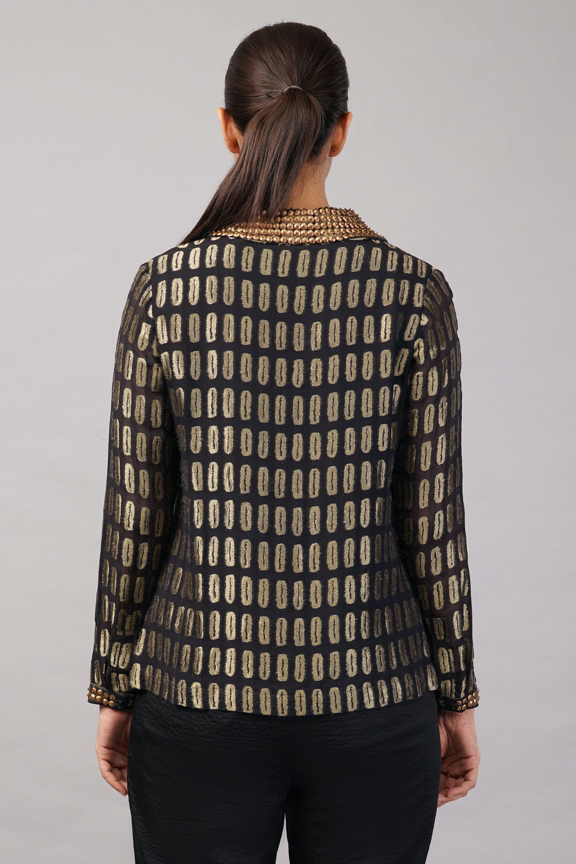 Lozenge Brocade Shirt