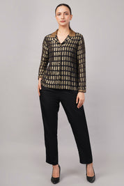 Lozenge Brocade Shirt