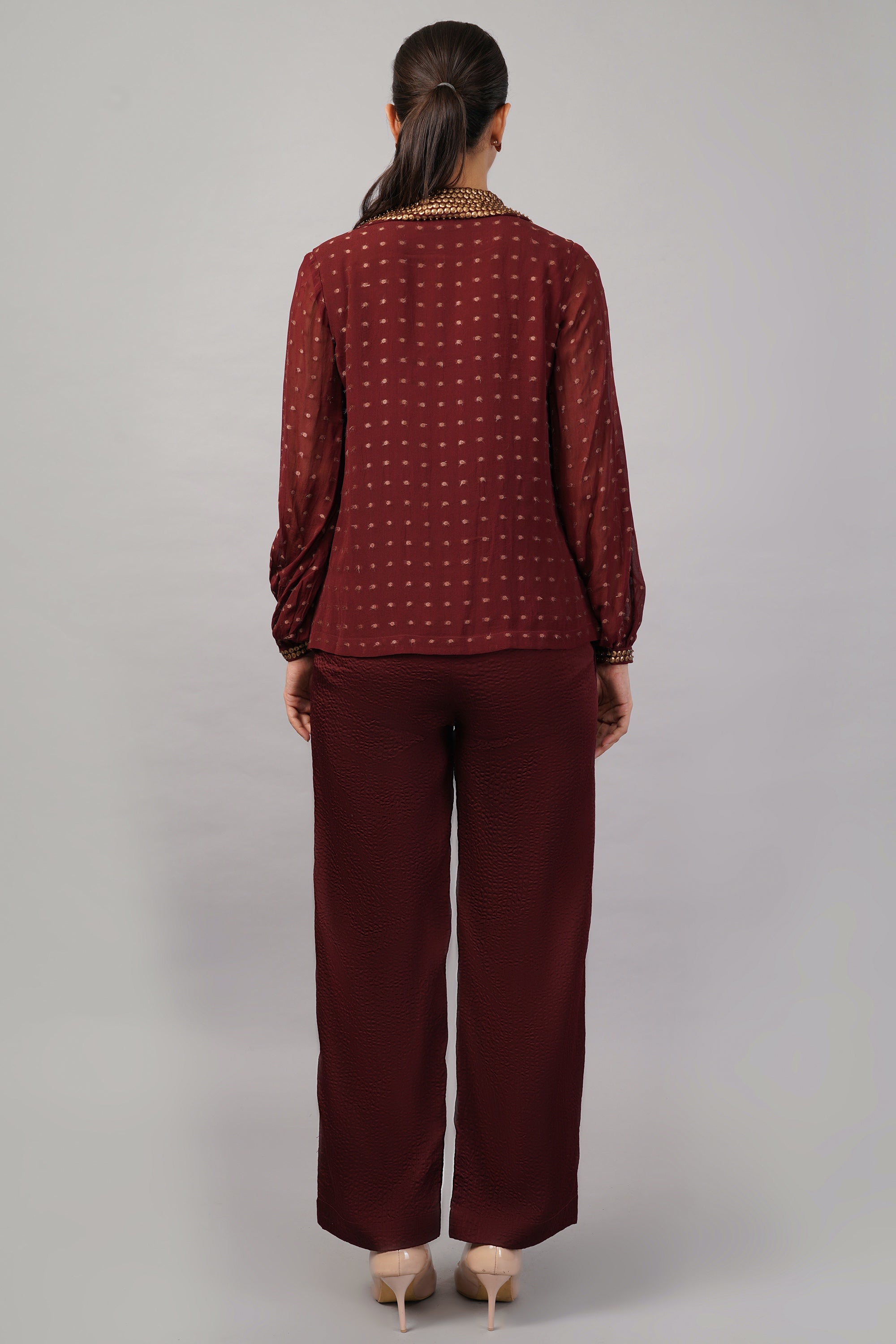 Dot Brocade Shirt