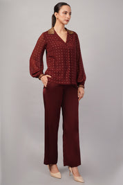 Dot Brocade Shirt