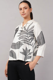 Leaf Applique Top