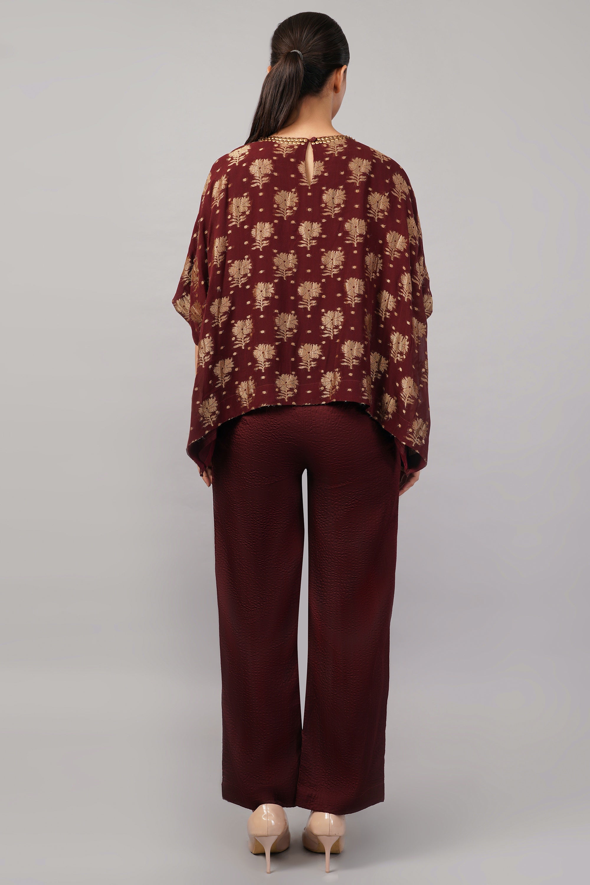 Floral Brocade Top