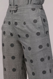 Dot Cutwork Trouser