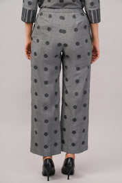Dot Cutwork Trouser