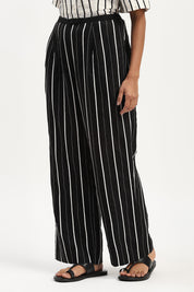 Tape Stripe Trouser Black
