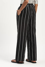 Tape Stripe Trouser Black