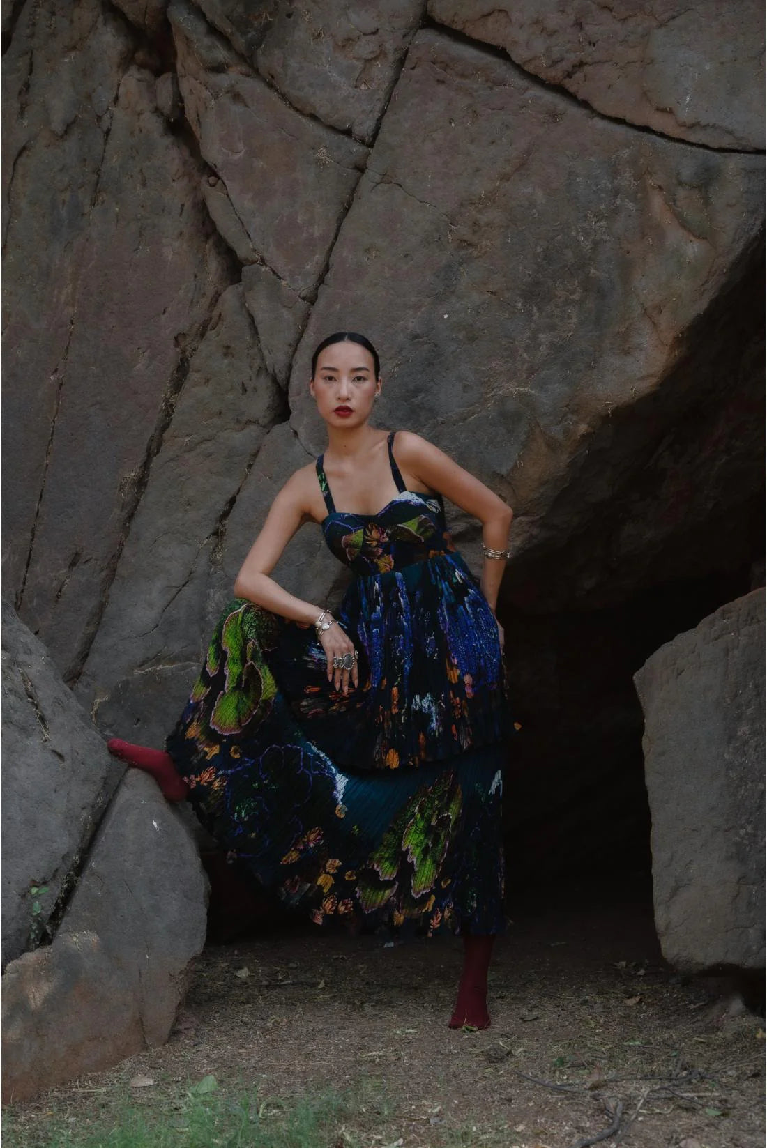 Blue Lily Dress