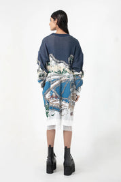 Broken Wave Deconstructed Sweater Dress