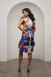 Varen Draped Mini Dress