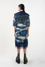 Broken Wave Deconstructed Short Dress