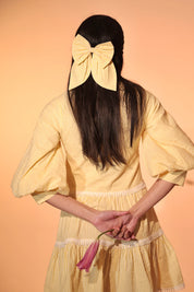 Yellow Gingham Sunshine Mini Dress