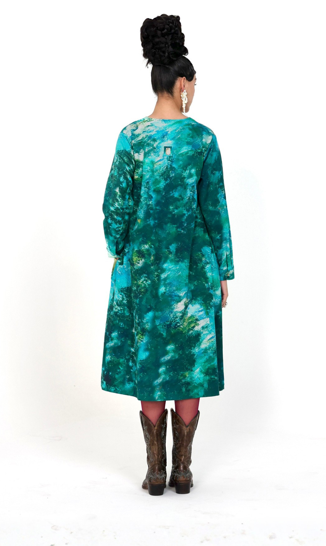 Girl In The Wood Dress