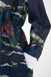 Indigo Wave Craft Deconstructed Short Dress