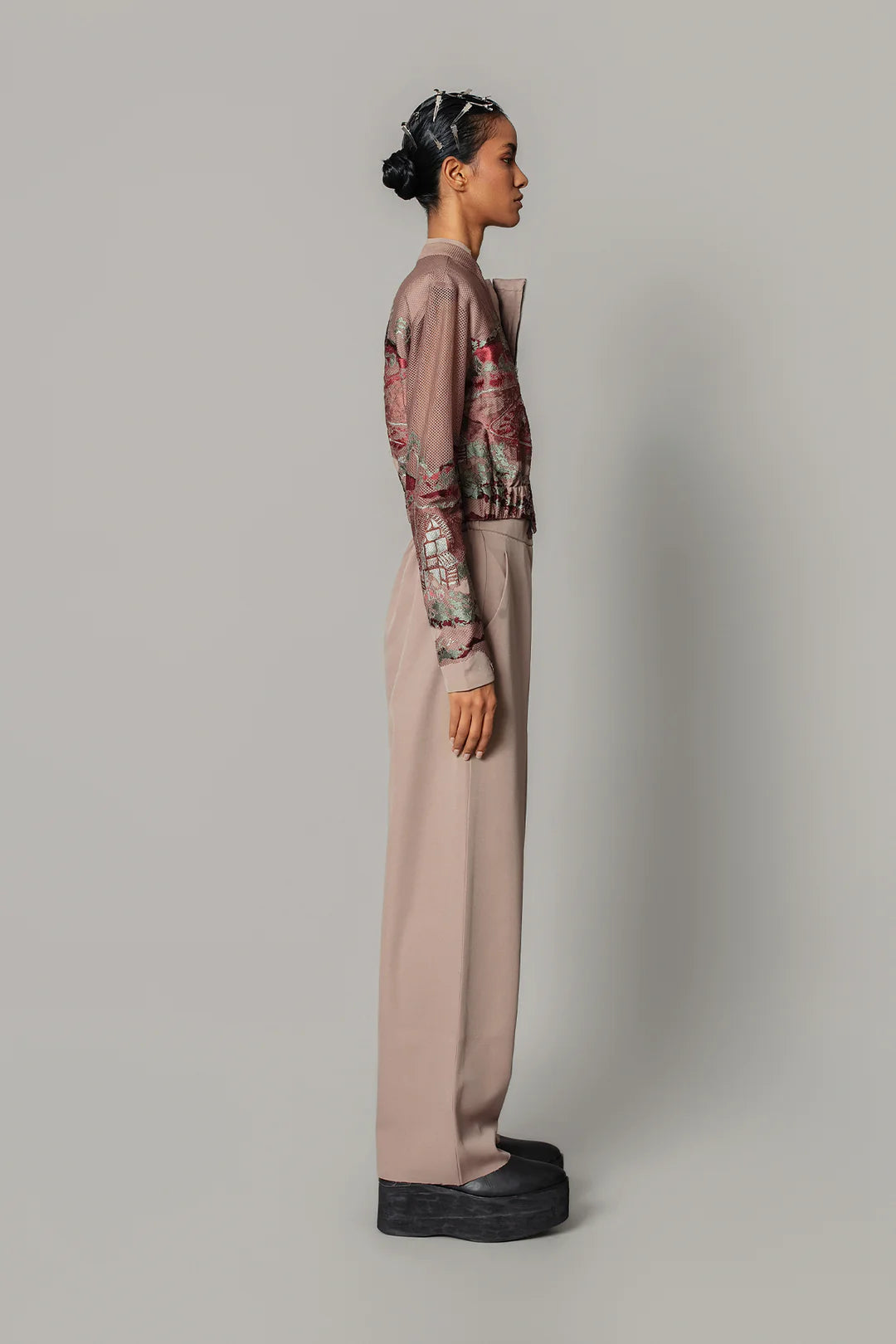 Double Zip Jacket Set