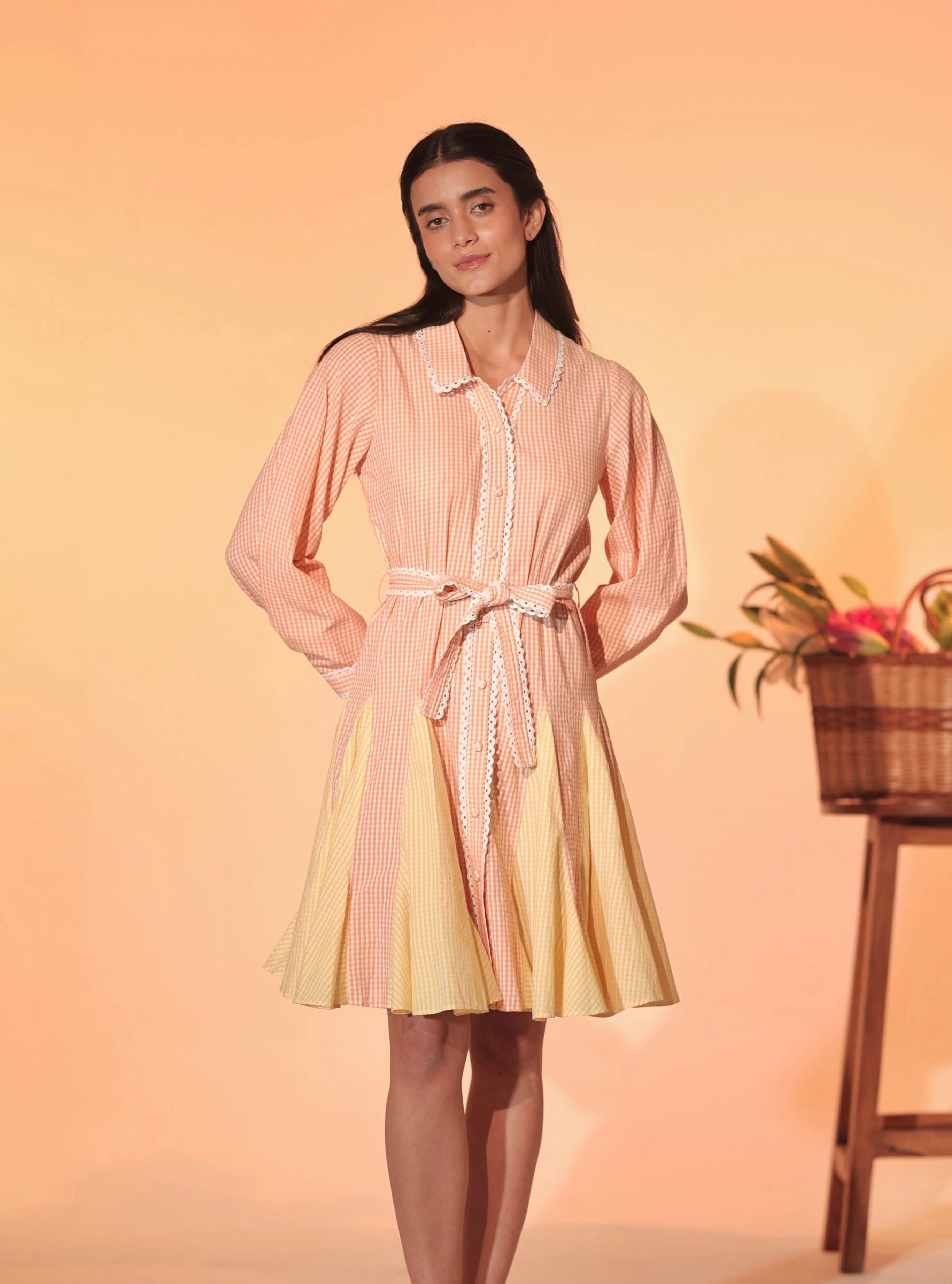 Boulevard Lace Shirt Dress