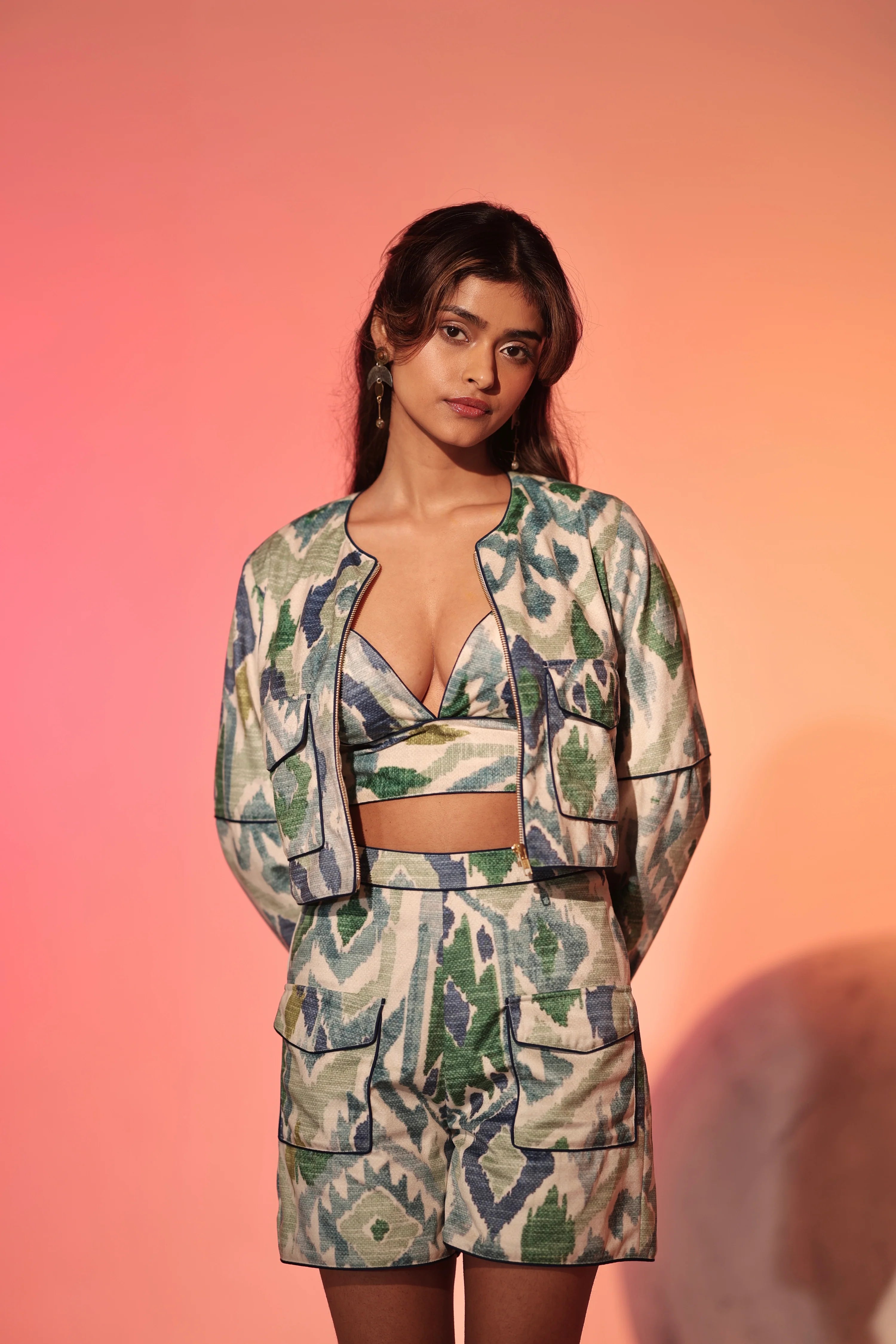 Ikat Ivy Velvet Co-Ord