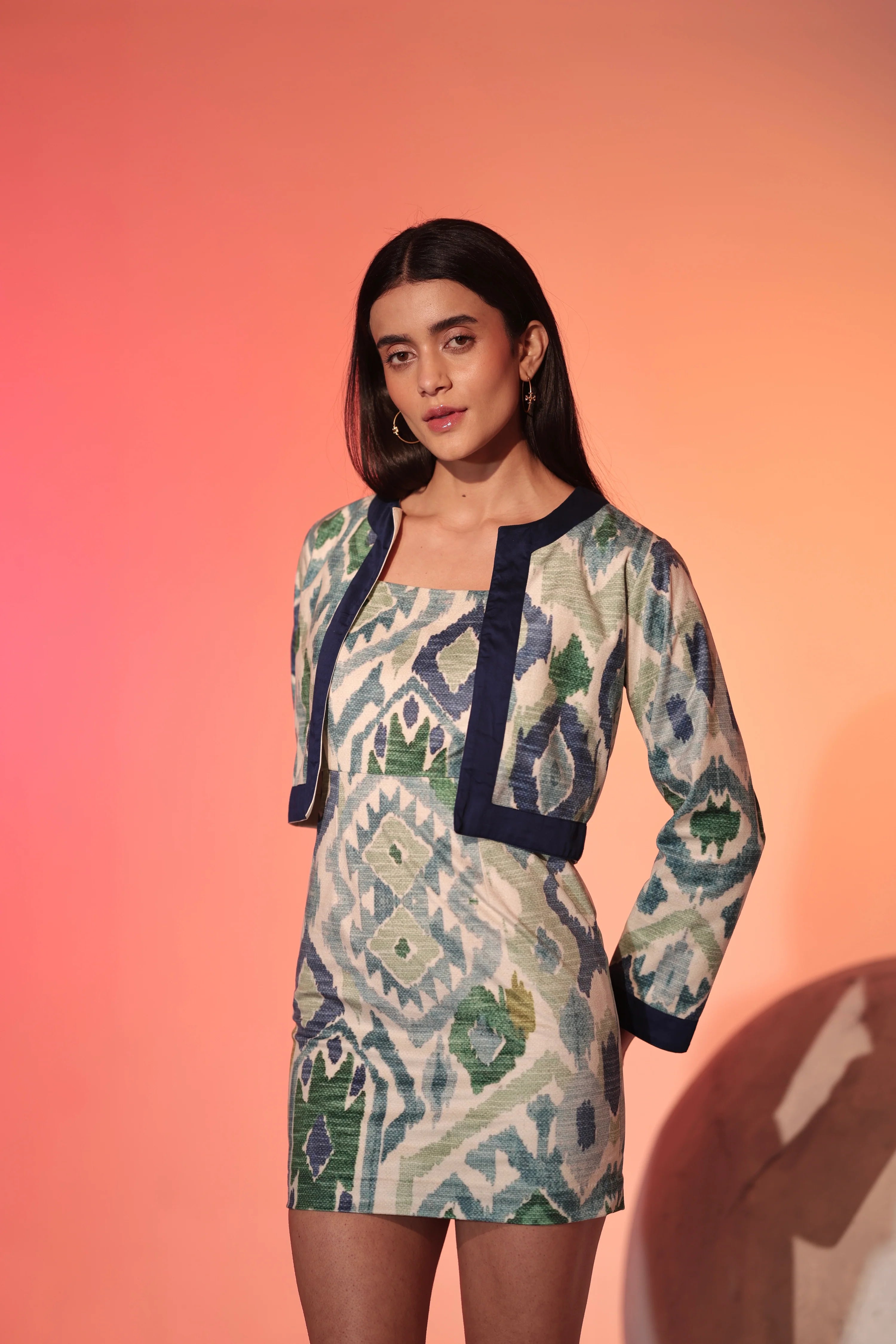 Mystic Fern Dress & Jacket Set