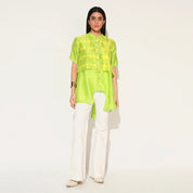 Zephyra Shibori Striped Shirt