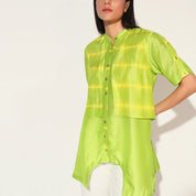 Zephyra Shibori Striped Shirt