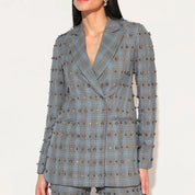 Noxira Embroidered Pant Suit