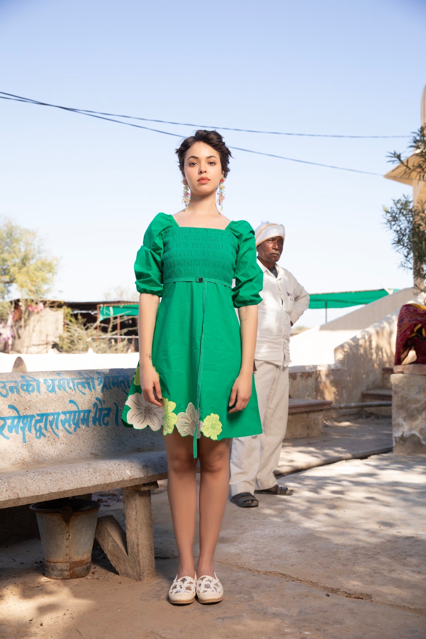 Mint Blossom Dress