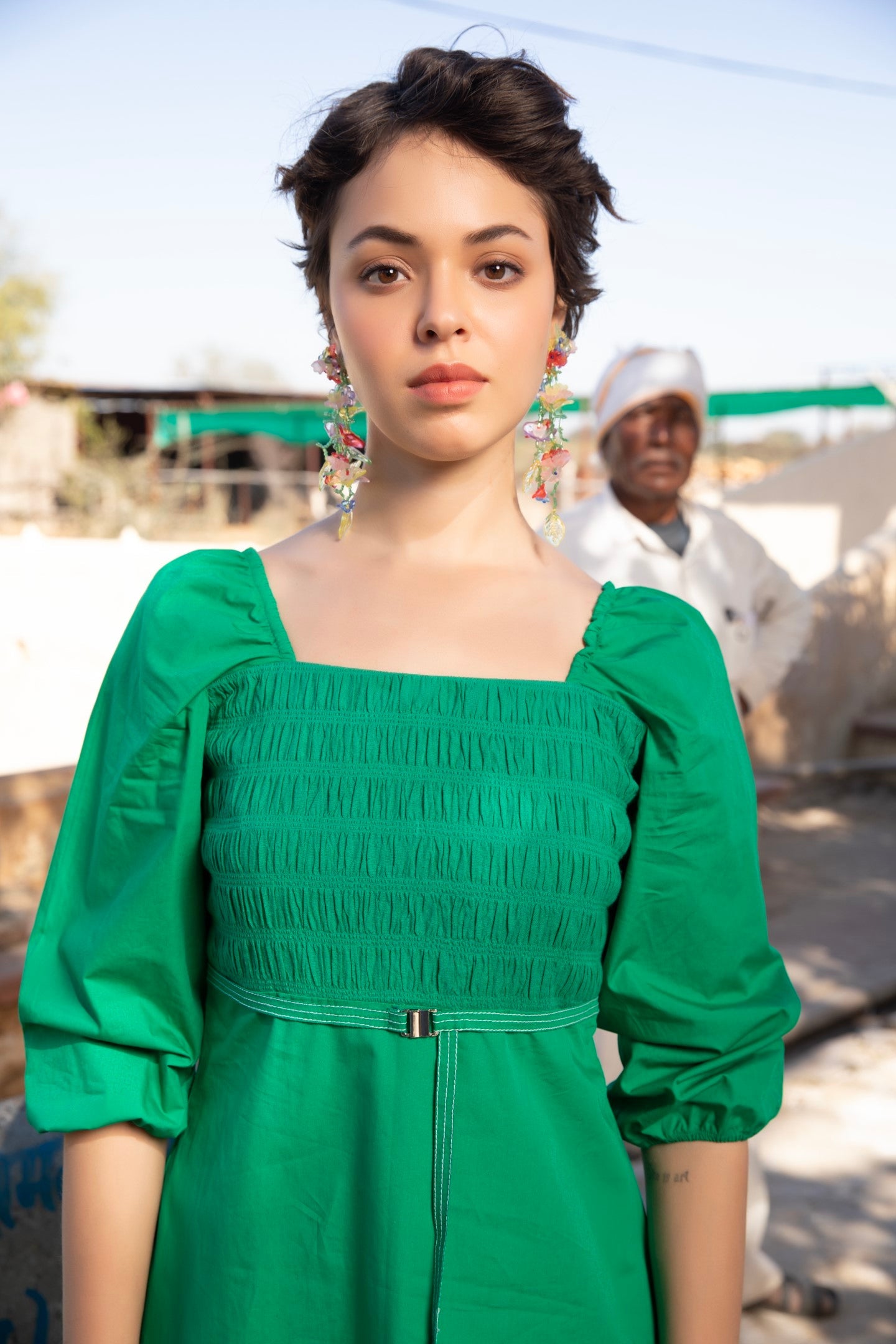 Mint Blossom Dress