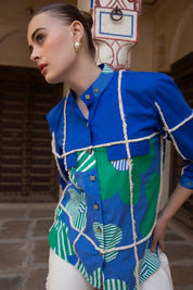 Floral Grid Shirt