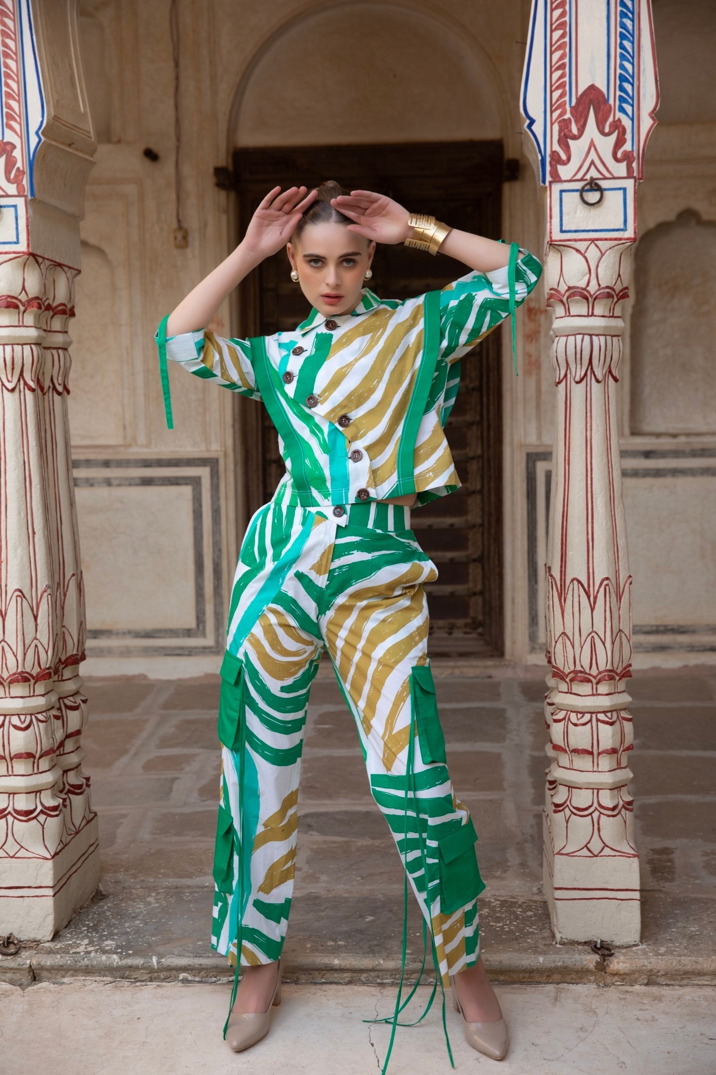 Savanna Strokes Co-ord Set
