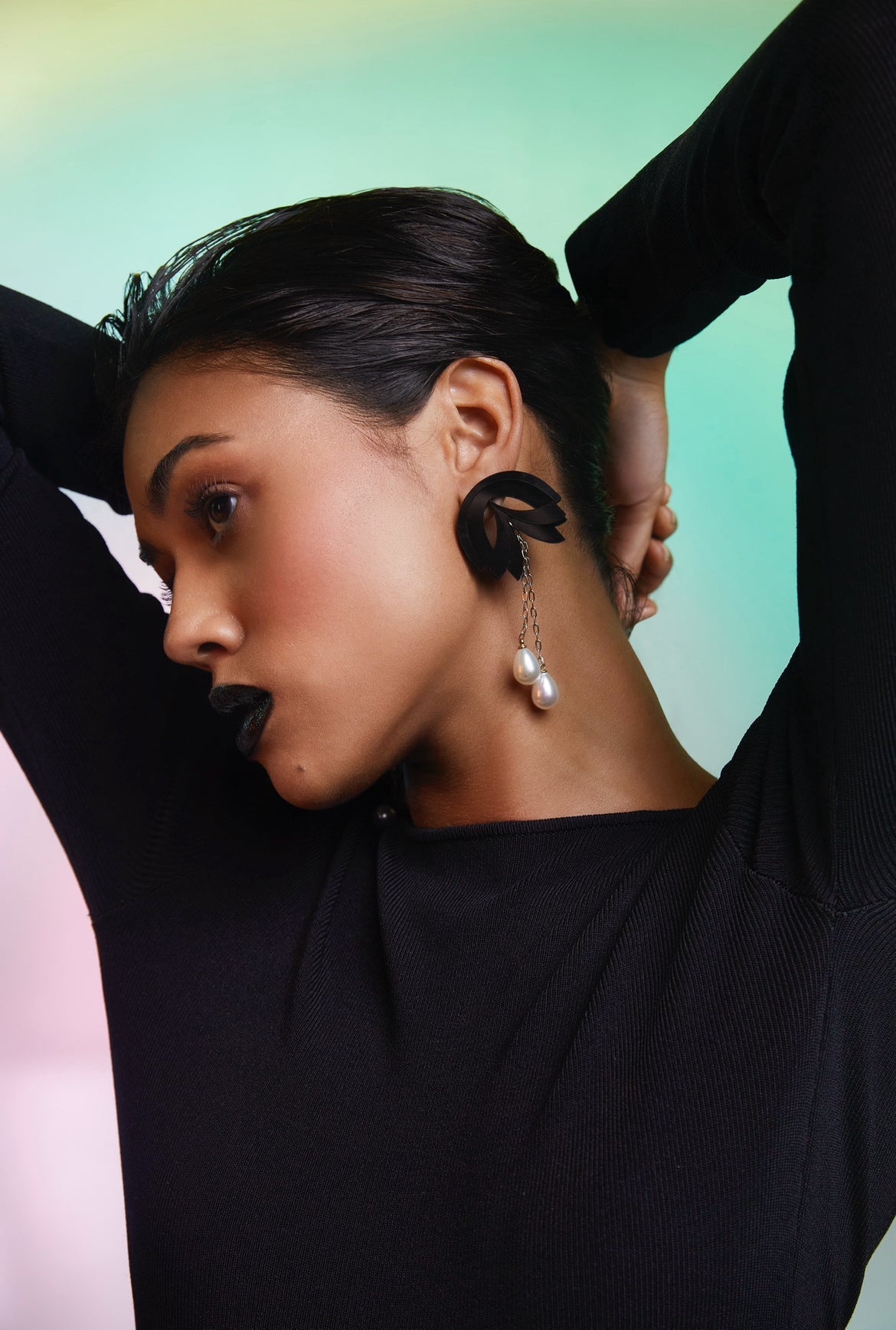Rokoko Studs Black