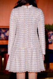 Tweed Pearl Collar Dress