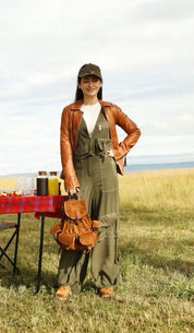 Shalini Passi In Olive Safari Waist Coat Set