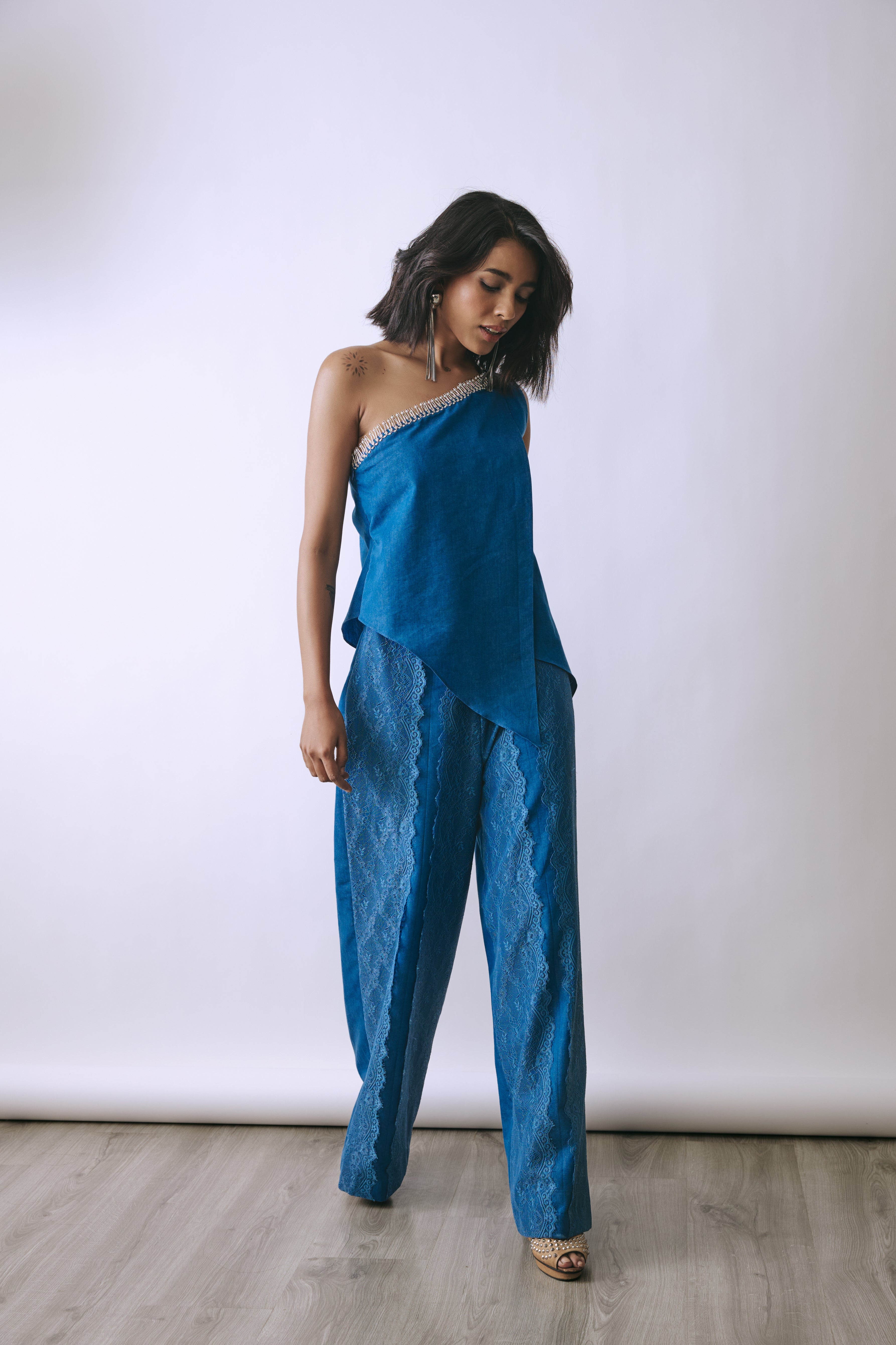 Indigo Cascade Jumpsuit
