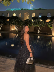 Midnight Blue Layered Dress