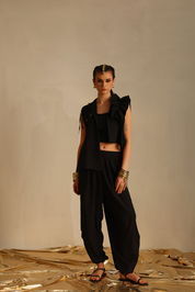 Frill Blazer Twin Set