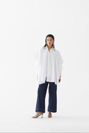 Calla Layered Poplin Shirt