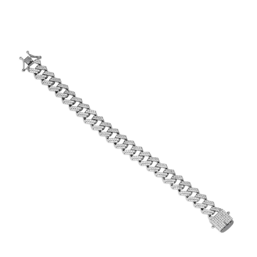 PRONG CUBAN LINK BRACELET