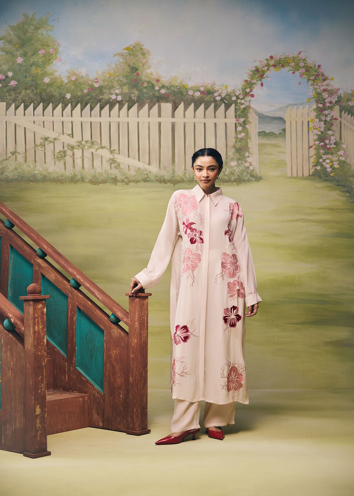 Rose Bloom Relaxed Co-ord Set