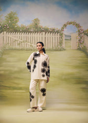 Noir Petal Garden Relaxed Co-ord Set