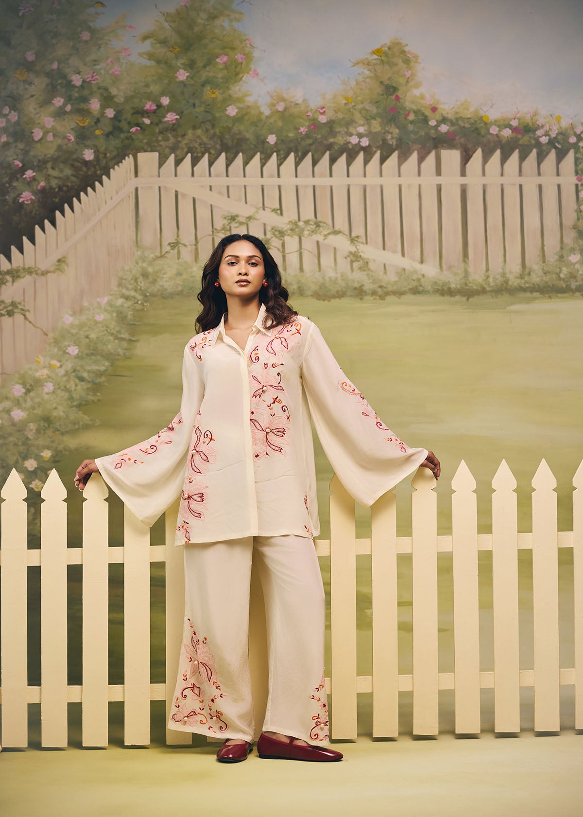 Coral Reverie Relaxed Co-ord Set