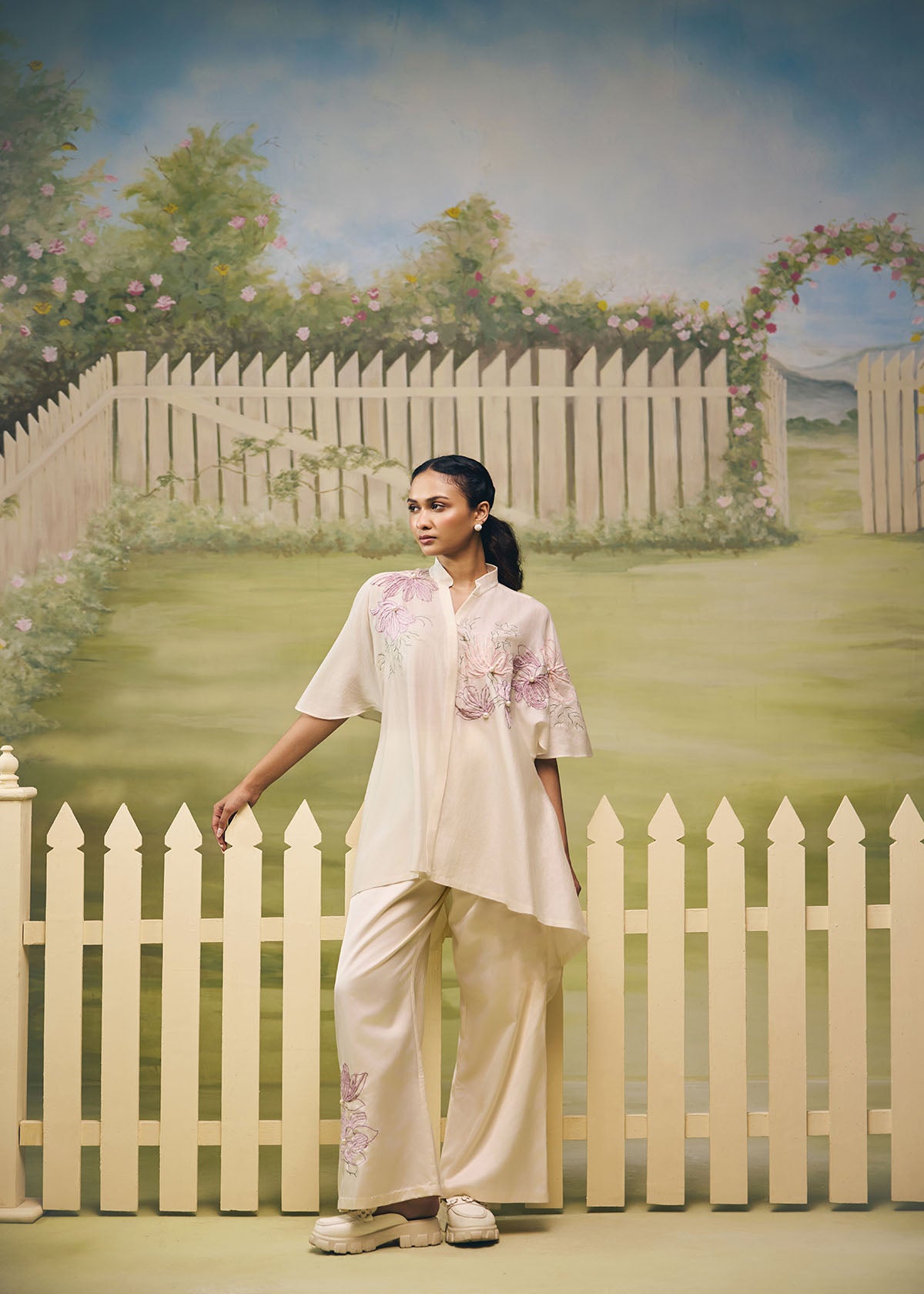 Fleur Sketch Lounge Set Petal Lilac