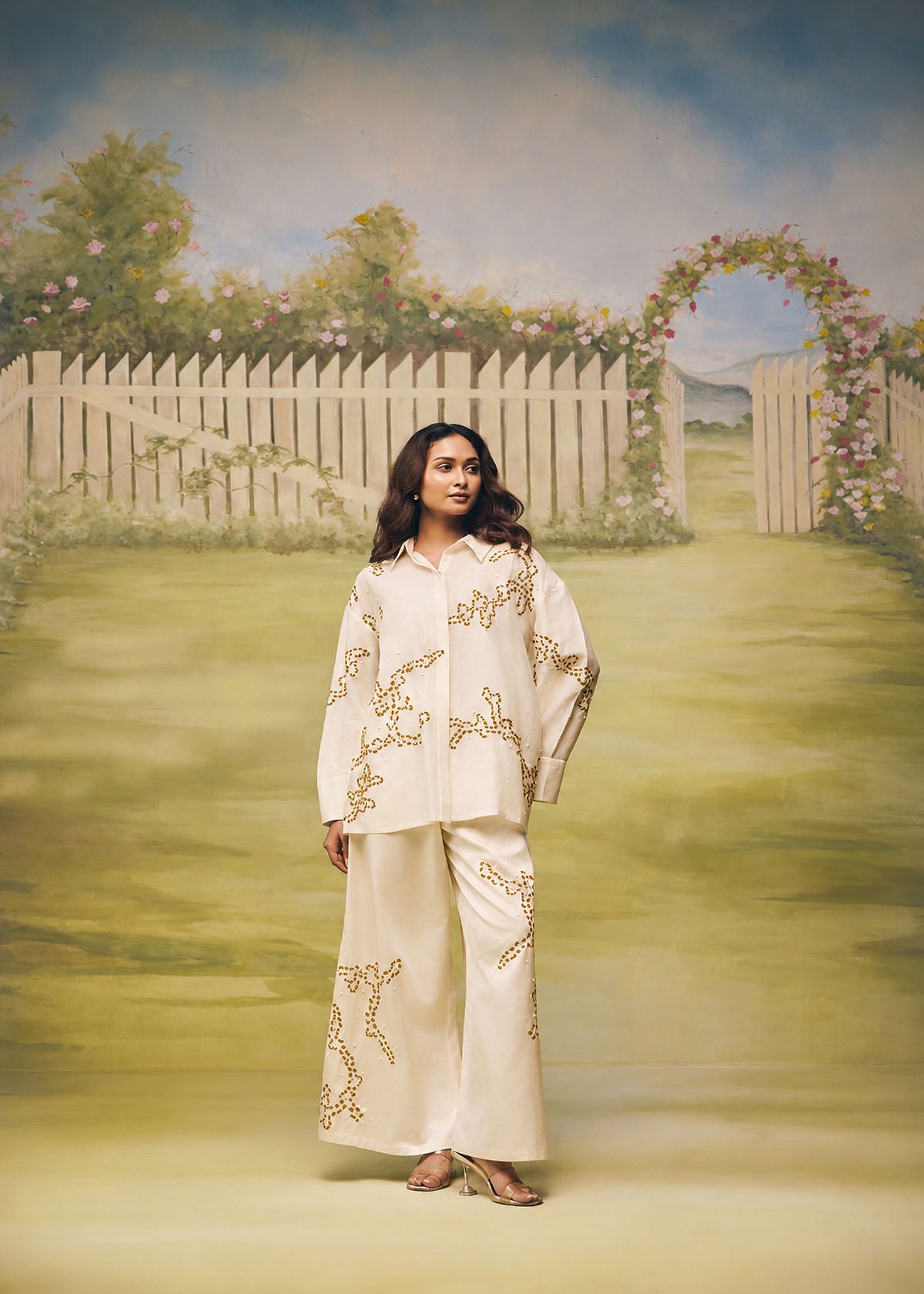 Golden Mist Relaxed Co-ord Set