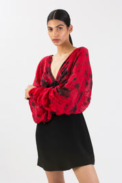 Scarlet Shadow Mini Dress