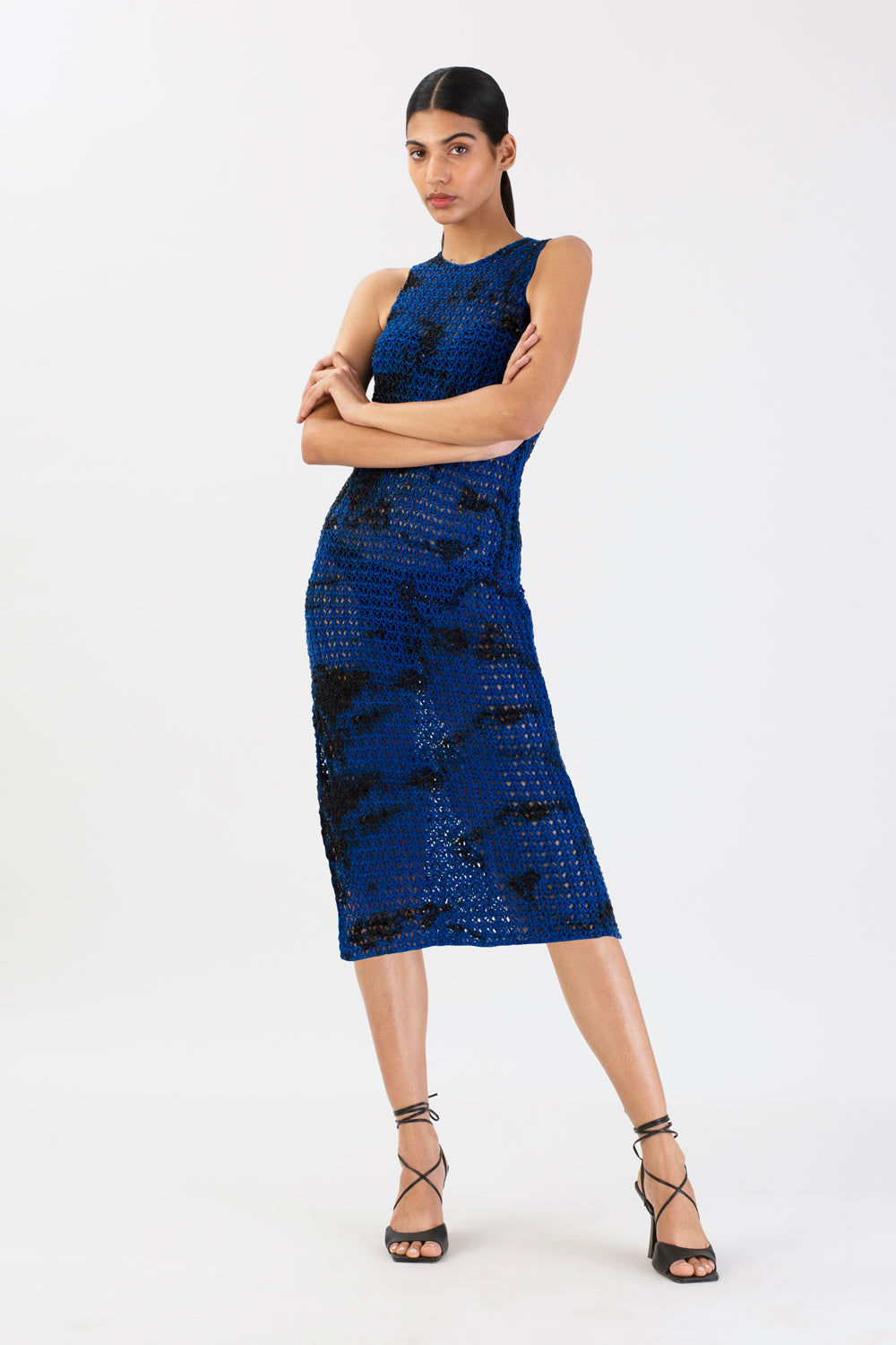 Midnight Mirage Contour Dress