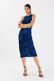 Midnight Mirage Contour Dress