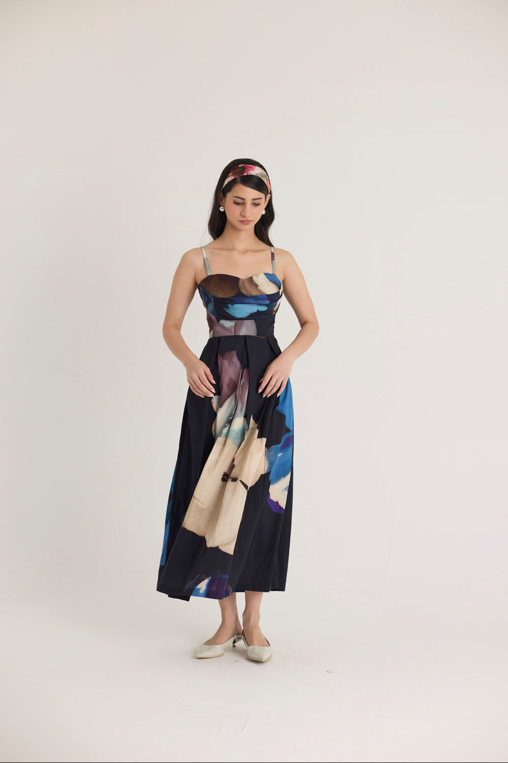Rocco Cowl Bralette Dress